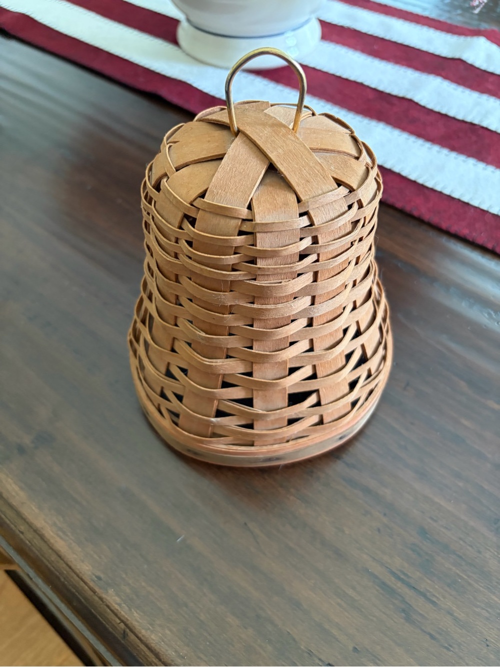 Longaberger Woven Bell Accent - Vintage